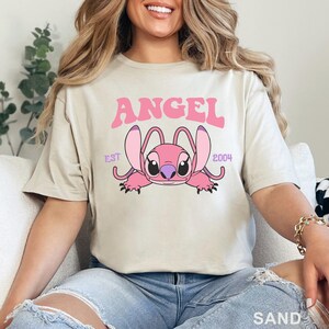 Disney Angel Shirt: Floral Stitch Design - Girly Disneyland Tee 633917 image 8