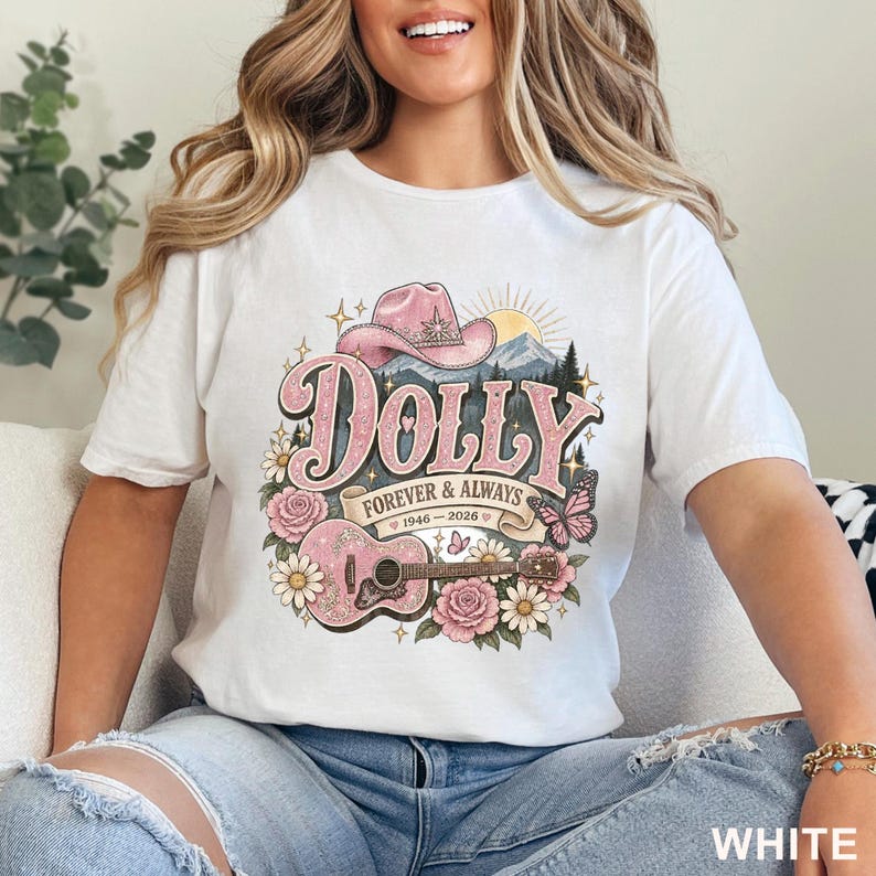 Dolly Parton Memorial Shirt, Dolly Parton Tee, Country Music Legend Shirt, In Memory of Dolly 1946-2026, Country Music Fan Gift, Tribute Tee image 15