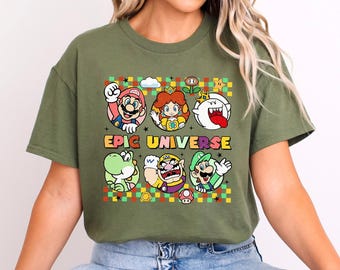 Super Mario Shirt: Retro Video Game Characters - Universal Epic Universe 633422
