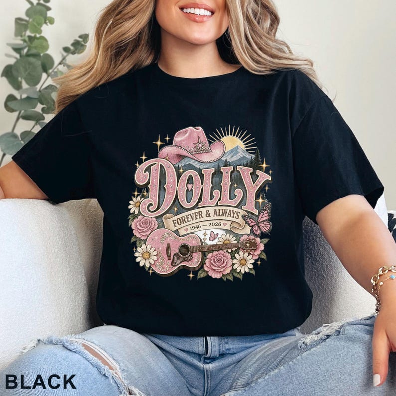 Dolly Parton Memorial Shirt, Dolly Parton Tee, Country Music Legend Shirt, In Memory of Dolly 1946-2026, Country Music Fan Gift, Tribute Tee image 14