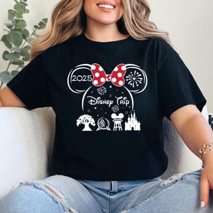 Disney Trip 2025 Minnie Mickey Shirt, Disney Family Shirt,Disney Kids Shirt, Disney Girls Tee, Disney Trip Shirt, Disney Minnie Shirt 632495