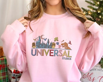 Vintage Disney Universal Studios Sweatshirt, Universal Studios Sweatshirt, Disneyworld Crewneck, Disney Family Sweatshirt 632724