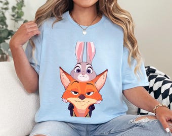Cute Zootopia Police Badge Shirt, Judy Hopps Shirt, Nick Wilde Shirt, Zootopia Disney Shirt, Disney Zootopia Police Shirt, 633872
