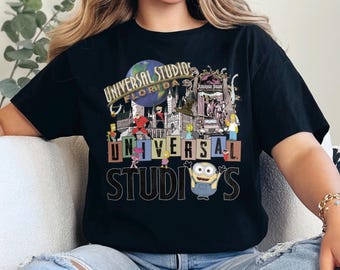 Disney Universal Studios Shirt, Vintage Style, Soft Cotton (Unisex S-4XL) 632725