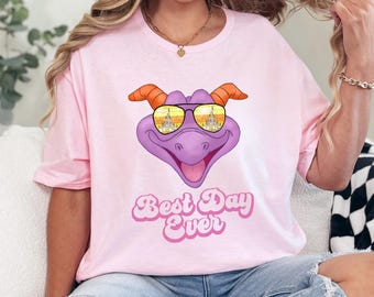 Disney Epcot Shirt: Figment Design - Vintage Look, Soft Cotton 630977