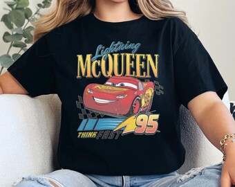 Disney Cars Vintage Lightning Mcqueen Shirt, Disney Family Shirt, Disney Cars Shirt, Disney Trip Shirt, 631350