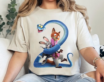 Zootopia Character Shirt: Judy Hopps, Nick Wilde, Gary De'Snake 633864