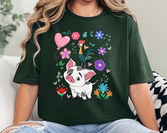 Moana Shirt with Hei Hei and Pua - Disney Inspired Tee 631736
