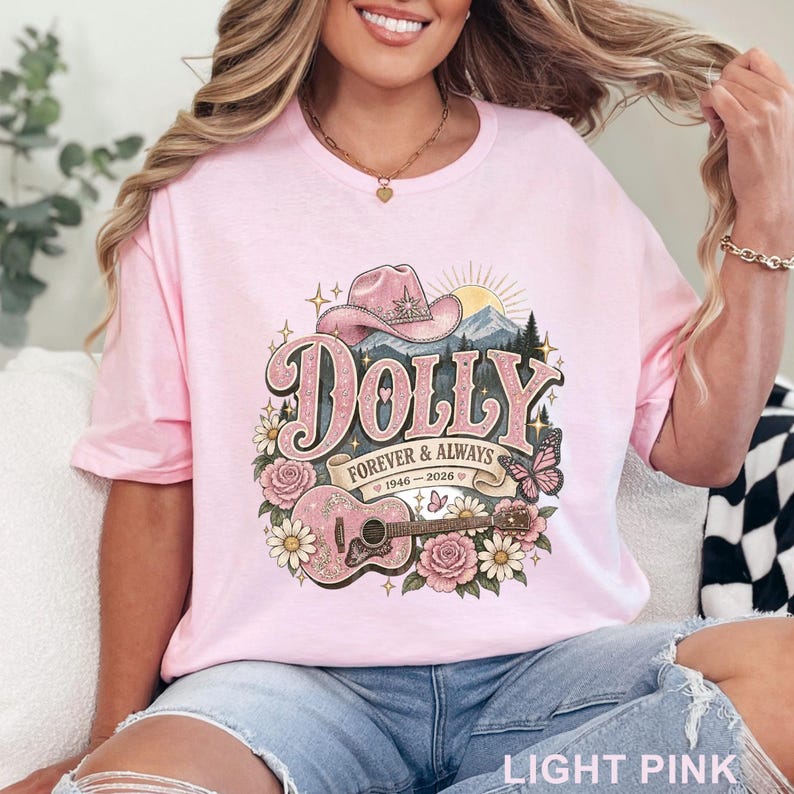 Dolly Parton Memorial Shirt, Dolly Parton Tee, Country Music Legend Shirt, In Memory of Dolly 1946-2026, Country Music Fan Gift, Tribute Tee image 5