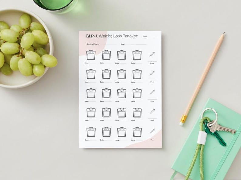 GLP-1 Weight Loss Tracker - Etsy