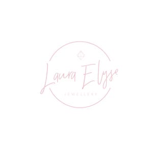 Pacote de design de marca de logotipo rosa, design de logotipo pré-fabricado de círculo mágico moderno pastel, pacote de logotipo e marca caprichosos de cristal