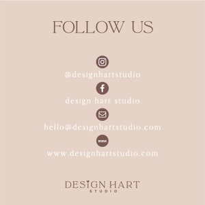 Custom Business Card Design Personalised Business Card Design, Feminine Custom Graphic Design, logo business branding minimal simple pink image 4