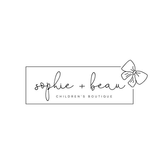 Minimalist Pre made logo Text Blog logo design Simple logo | Etsy