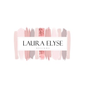 Diseño de logotipos de acuarela, marca de fotografía, diseño de logotipos prediseñados, diseño de logotipos personalizados, logotipo de Instant Beauty y tarjeta de presentación personalizada.