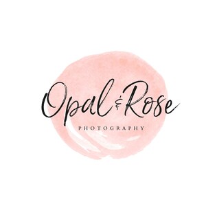 Diseño de logotipo de acuarela Marca de fotografía, diseño de logotipo prefabricado, marca de diseño de logotipo personalizado, logotipo de belleza instantánea y tarjeta de visita personalizada