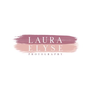 Design de logotipo em aquarela Fotografia de marca, Design de logotipo pré-fabricado, Design de logotipo personalizado de marca, Logotipo de beleza instantânea e Cartão de visita personalizado
