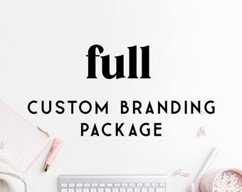 FULL Custom Branding Package, Custom Logo Design Package, Professional Logo Design Services for Small Businesses, Modern Logo Design