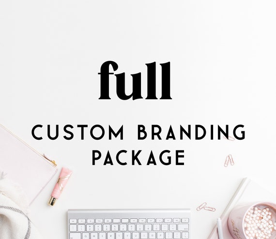Full Custom Logo Branding Package: Small Business Design