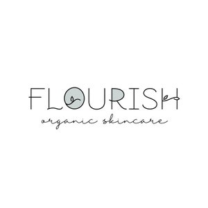 Création de logo d'entreprise de marque photographique, logo et filigrane préfabriqués, logo de marque Unique Leaf Beauty, logo aquarelle minimaliste féminin