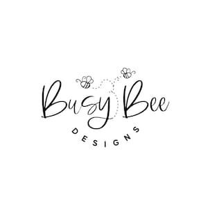 Logo Bee Pre made, design del logo Honeybee, logo divertente e filigrana, design del logo Nature Business, kit di branding del logo per bambini divertenti, marchio moderno