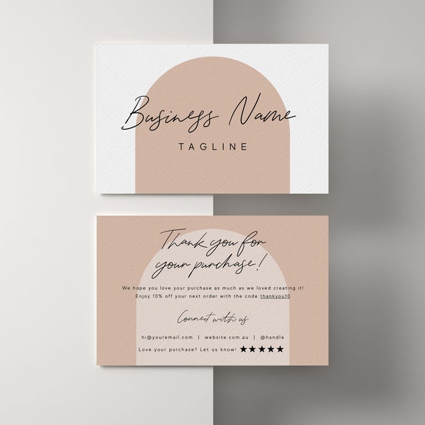 Printable Thankyou Card Template Etsy printable-thankyou-card-template-etsy