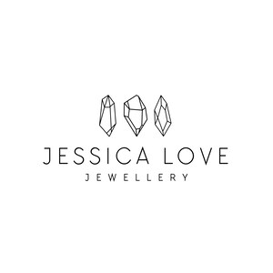Pacote de design de logotipo pré-fabricado minimalista, design de logotipo de cristais pretos e brancos mágicos modernos caprichosos, kit de marca de logotipo pré-fabricado