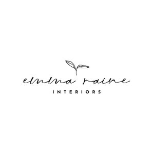 Logo feuille premade, création de logo pour le blog avec texte, logo botanique et filigrane, ensemble de marque minimaliste moderne, logo bohème bien-être nature