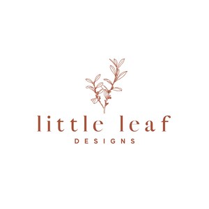 Logo Boho Pre made, création de logo Text Blog, logo et filigrane amusants, création de logo Earthy Business, marque de logo Leaf, création de logo botanique