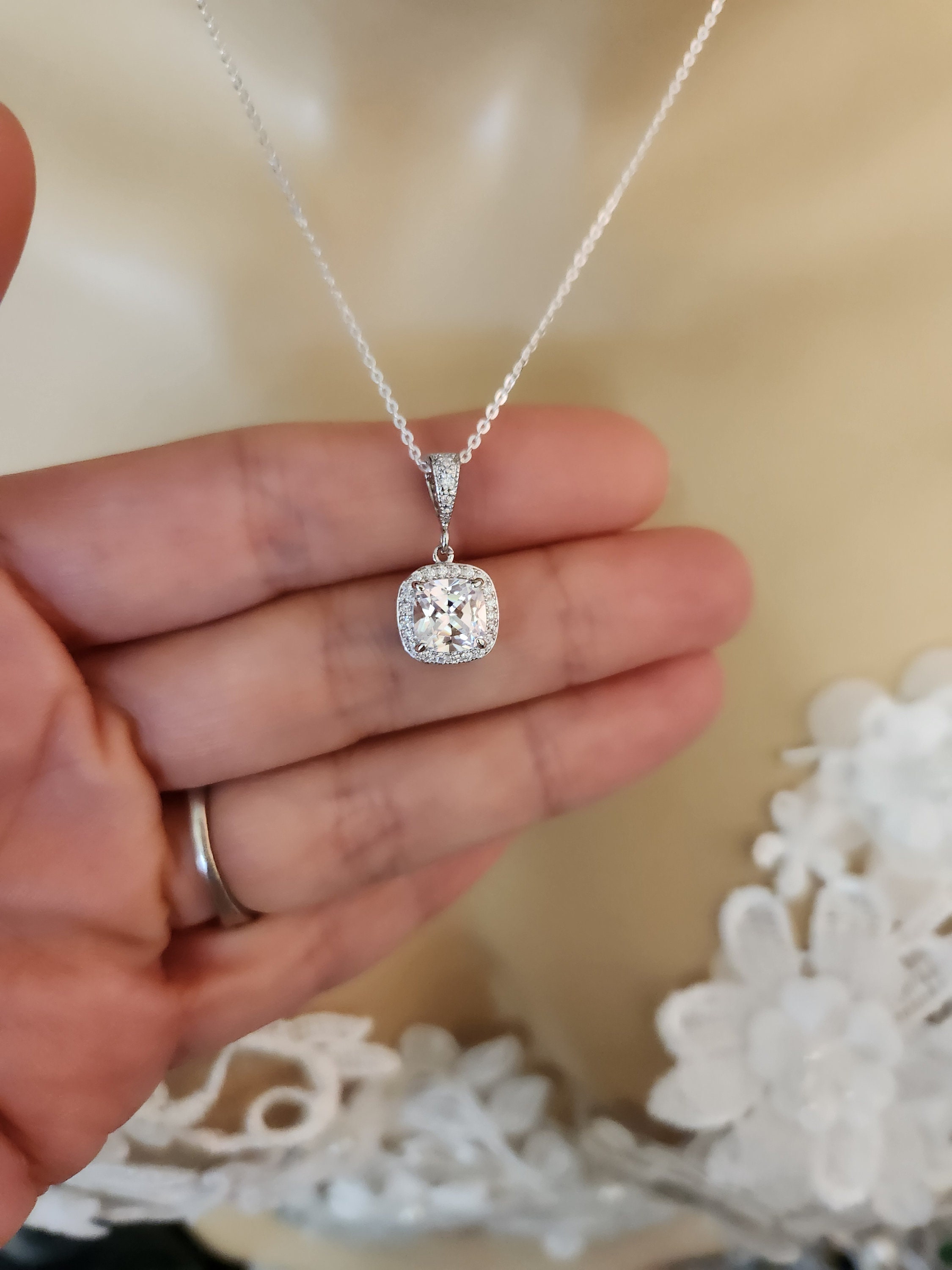 Crushed Diamond Necklace Canada