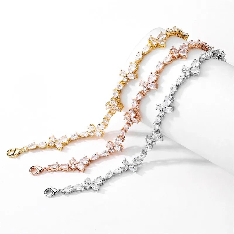 Bracciale Da Polso Con Fiori Per Sposa In Seta Bianca - Corsage Floreale Per Matrimonio, Damigelle, Ballo Di Fine Anno E Ospiti - 2
