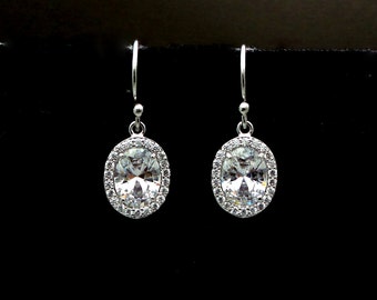 JeekouLop Resin Diamond Stud Earrings Cluster Rhinestone Bridal Teardrop Party Earring Drop for Women Gifts 