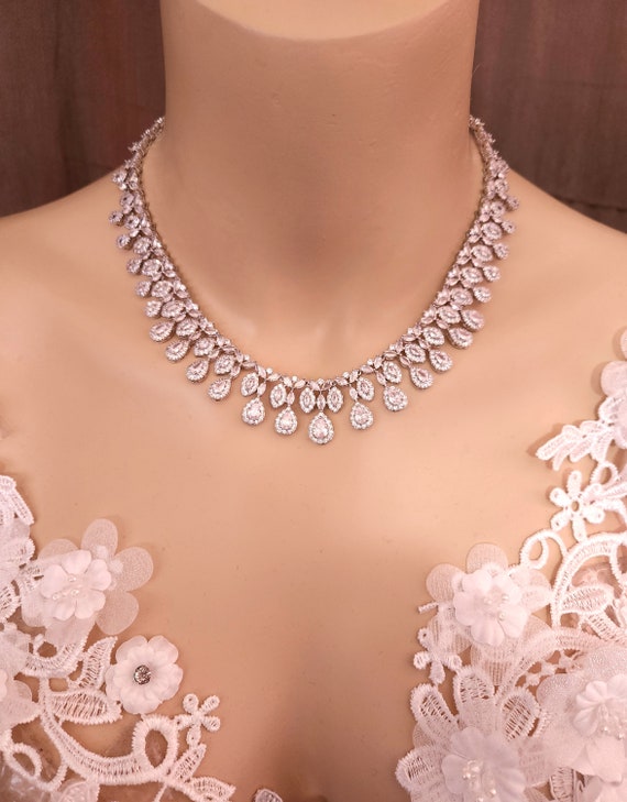 Gioielli Da Sposa Collana Da Sposa Ballo Di Fine Anno Festa - Foto 4