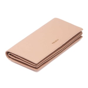 Cartera de piel rosa para mujer: elegante, minimalista, tarjetero, bolsillo para dinero, regalo, cartera de piel auténtica
