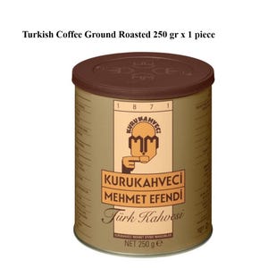 Turkish Coffee Ground Roasted 250 gr x 1 piece - Kurukahveci Mehmet Efendi