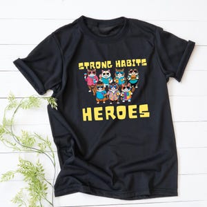 Cat Heroes T-shirt, Funny Quirky Unisex Tee for Cat Lovers, Cute Animal Graphic Shirt, Cat Mom Gift, Cat Dad Shirt, Cat Lover Present,