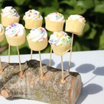 18 Cake Pop Holder Log Rustic Party Cake Stand Display Party Etsy