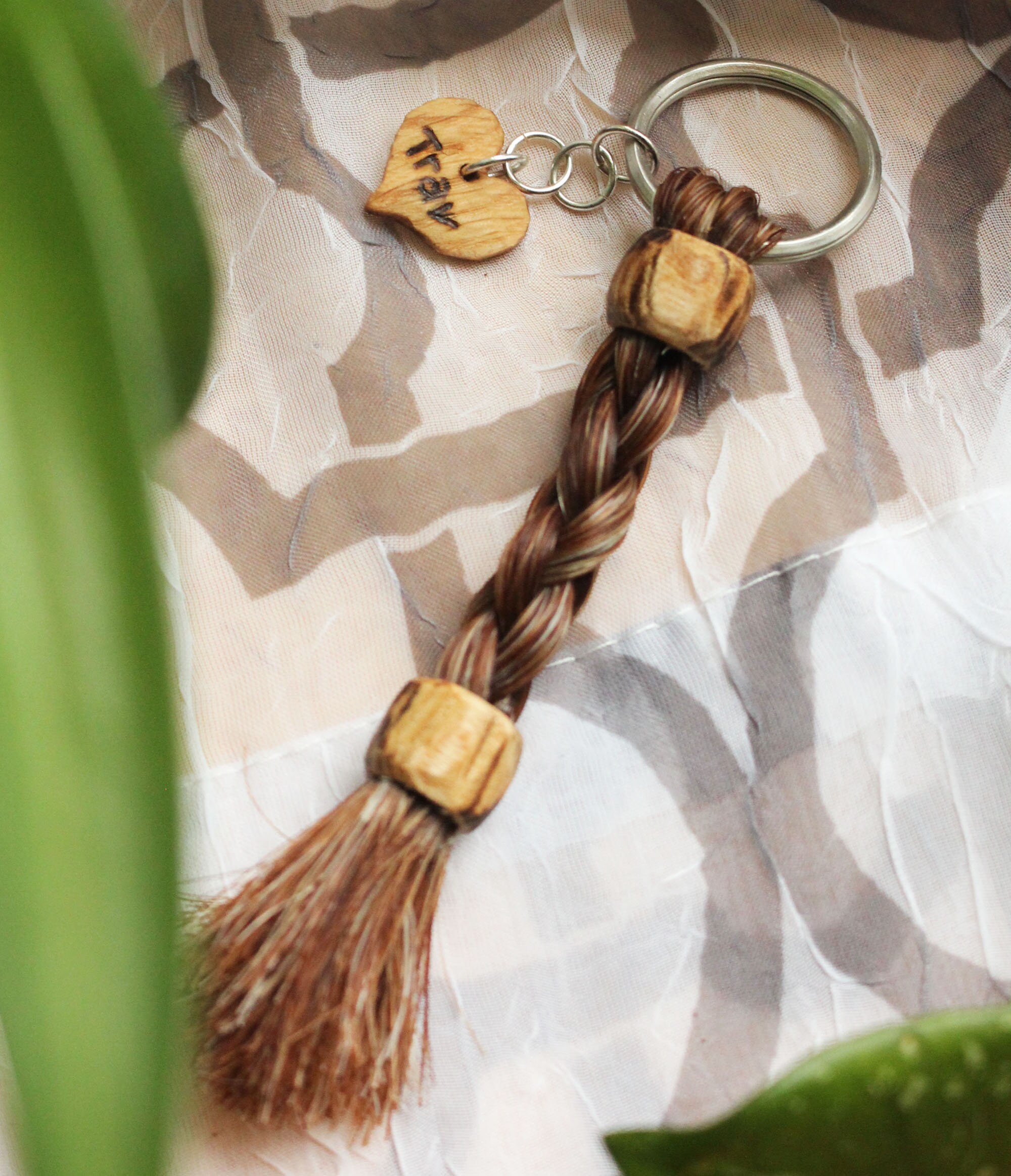 Personalized Horsehair Keychain Custom Made With Your Etsy