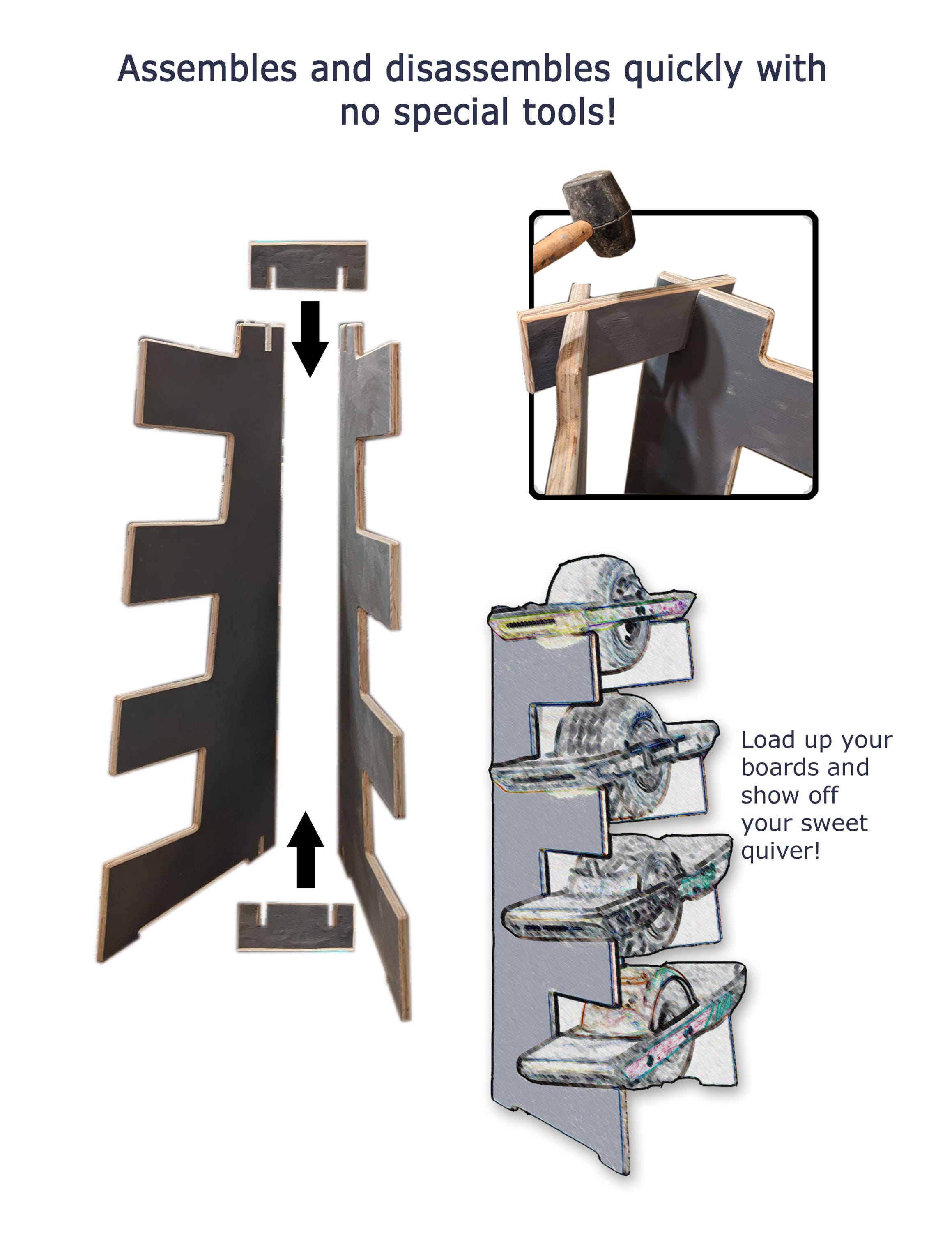 Float Rack Onewheel Stand, Freestanding Display Holder for Pint, GT, XR ...