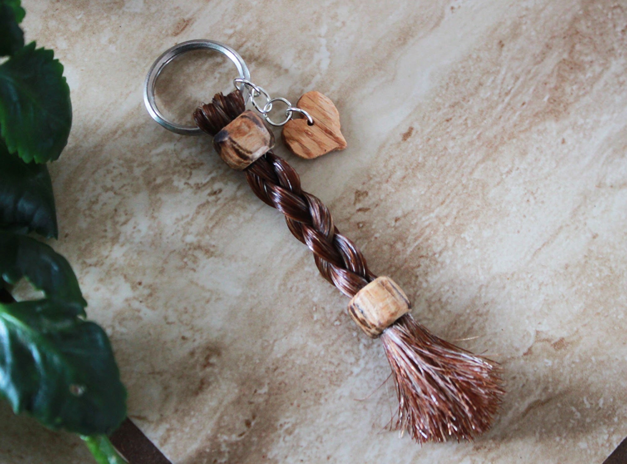 Personalized Horsehair Keychain Custom Made With Your Etsy