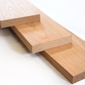 7/8'' Thick Cherry Wood, Various Lengths 4.75'' Wide Lumber for Woodworking Projects, Black Cherry Lathe Blanks, Cherry
