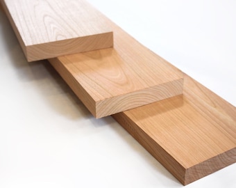 7/8'' Thick Cherry Wood, Various Lengths 4.75'' Wide Lumber for Woodworking Projects, Black Cherry Lathe Blanks, Cherry