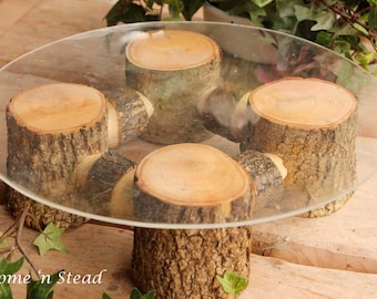 Rustic Wedding Cake Stand Table Decoration Ash Wood Stand Cupcake Tray Party Favors