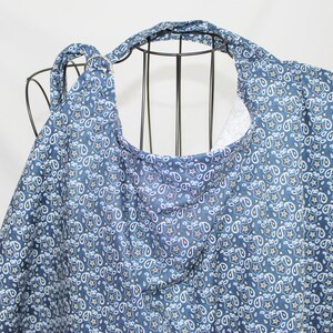 Deluxe Navy Blue Bandanna Nursing Cover - ready to ship