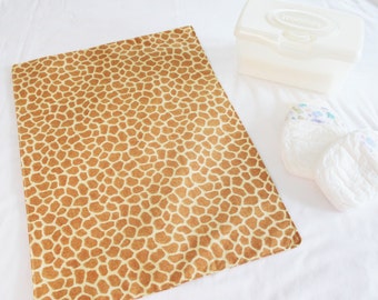 Giraffe Waterproof Changing Pad - 4 sizes available - ready to ship