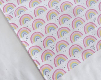 Rainbows Waterproof Changing Pad - 4 sizes available - ready to ship