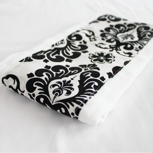 Damask Baby Burp Cloth image 1