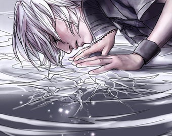 Kingdom Hearts Riku Sora Dream Drop Distance art print -Wake Up-