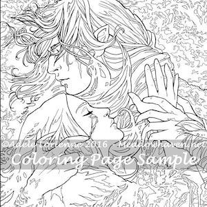 A Meadowhaven Fantasy Coloring Page Download: &quot;Scars&quot;