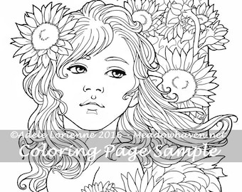 Fanart Fantasy And Coloring Pages By Adele Lorienne By Meadowhaven