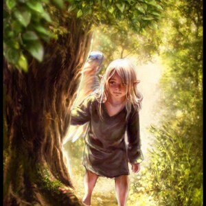 Original Fantasy Kunstdruck: Entdeckung